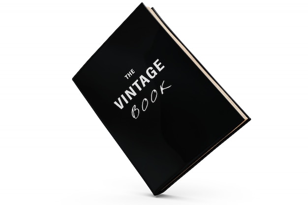 PSD vintage book mock-up