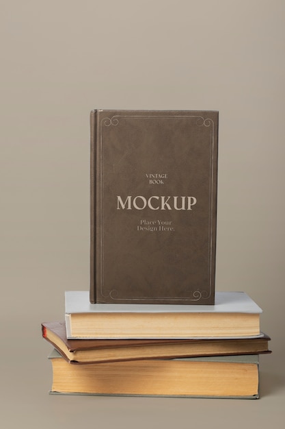 Vintage book mockup