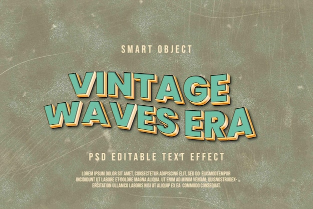 VINTAGE CLASSIC ERA TEXT EFFECT