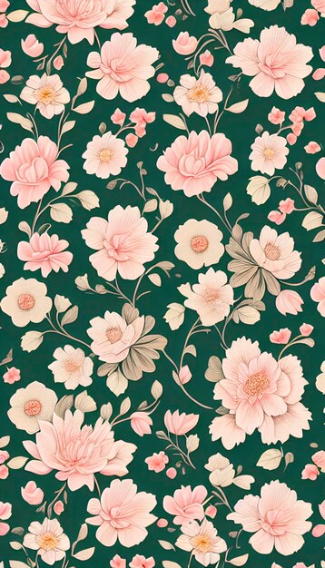 PSD vintage floral pattern a classic style that never goes out of fashion