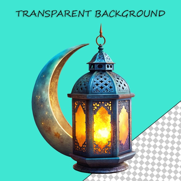 vintage gold Arabic lanterns with glowing candles png