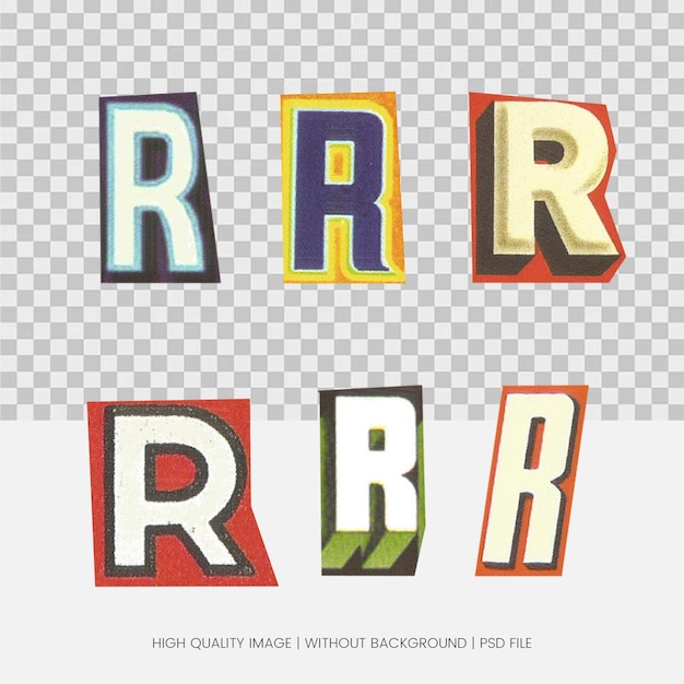 Vintage Letter R