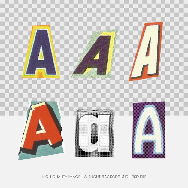 Vintage Letter A