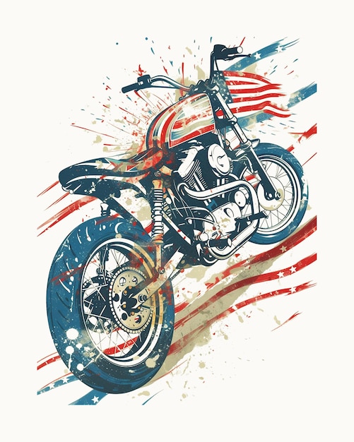 vintage motorcycle background for poster design