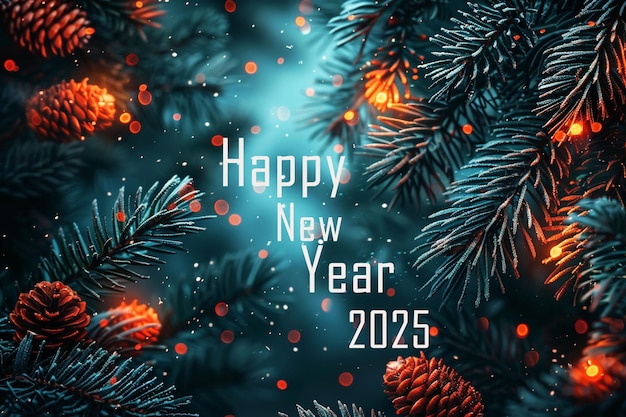 PSD vintage new year 2025 background