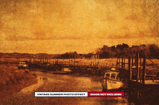 Vintage Summer Photo Effect