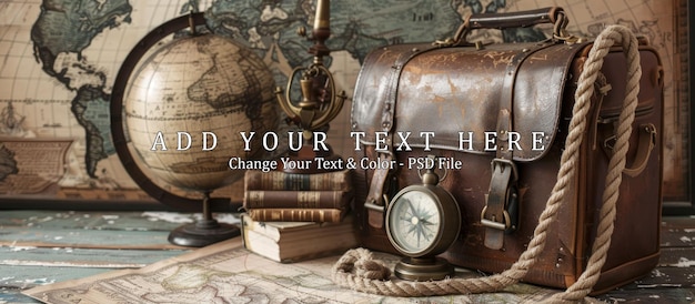 PSD vintage travel essentials