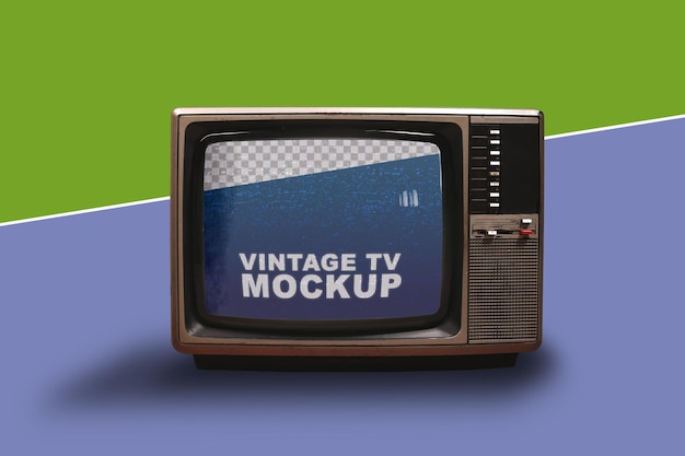 Vintage Tv Mockup