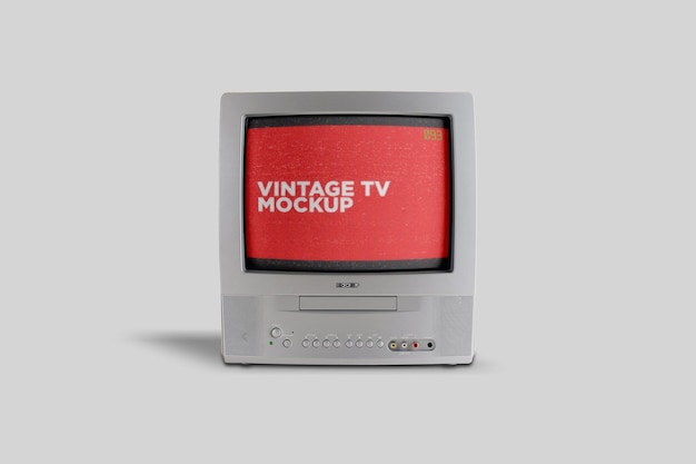 Vintage tv mockup