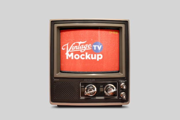 Vintage Tv mockup