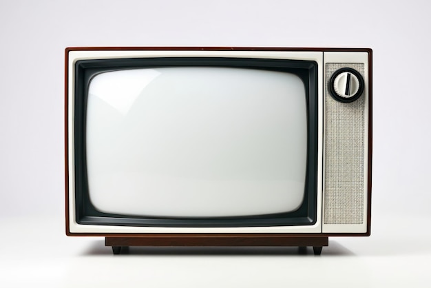 Vintage TV screen mockup psd