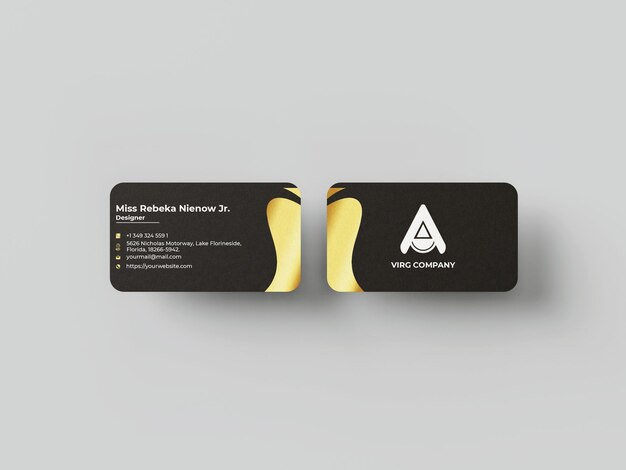 PSD virg business card