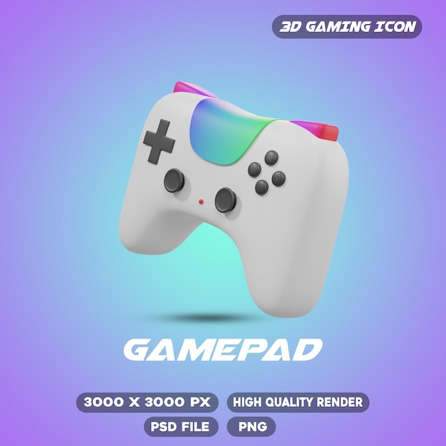 VIRTUAL GAMING ICONS 3D ILLUSTRATION