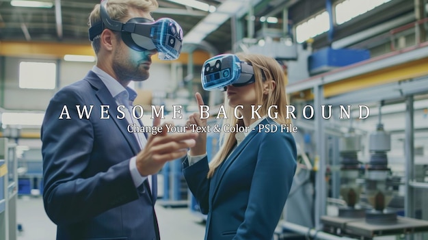 PSD virtual reality collaboration in a factory