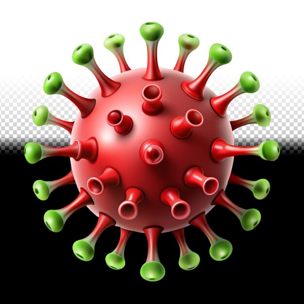 virus with spikes