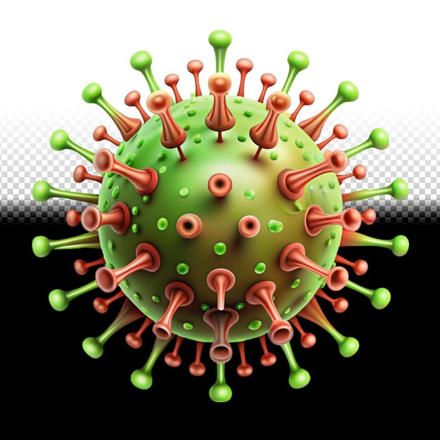 virus with spikes