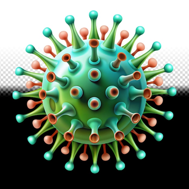 virus with spikes