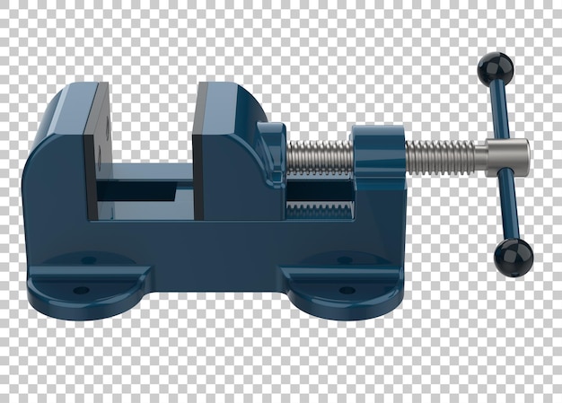 PSD vise isolated on transparent background 3d rendering illustration