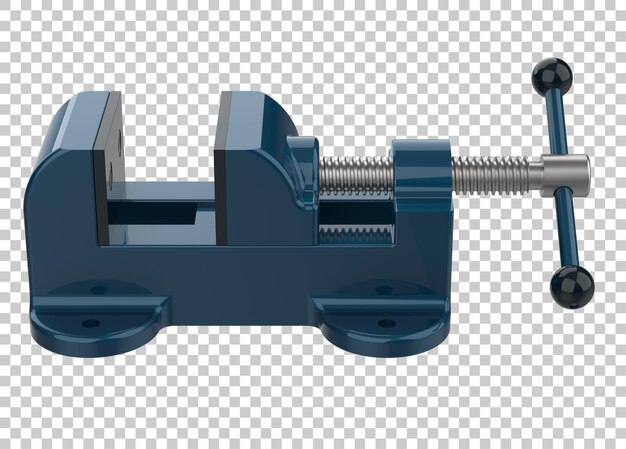 Vise isolated on transparent background 3d rendering illustration