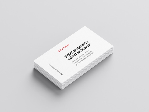 visiting card design mockup