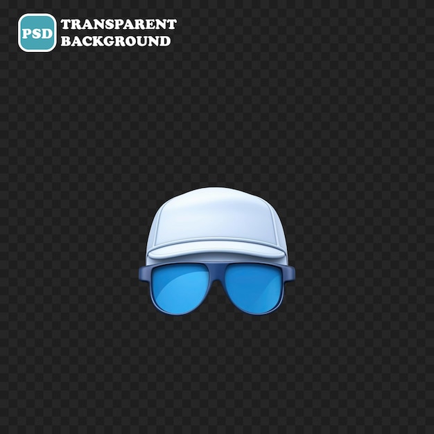 visor icon isolated 3d render illustration