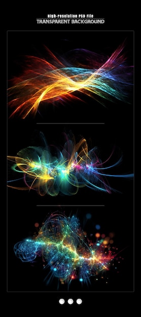 Visualization series graphic composition of sine waves and lights modern technology