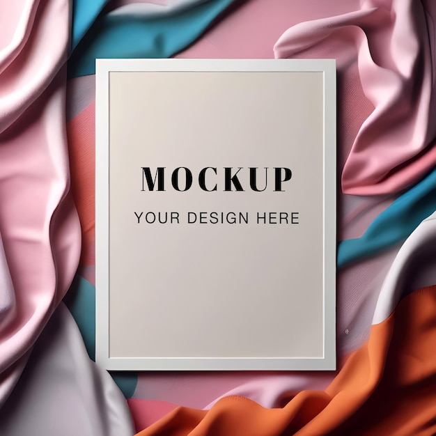 PSD visualize your artistry wall art mockup