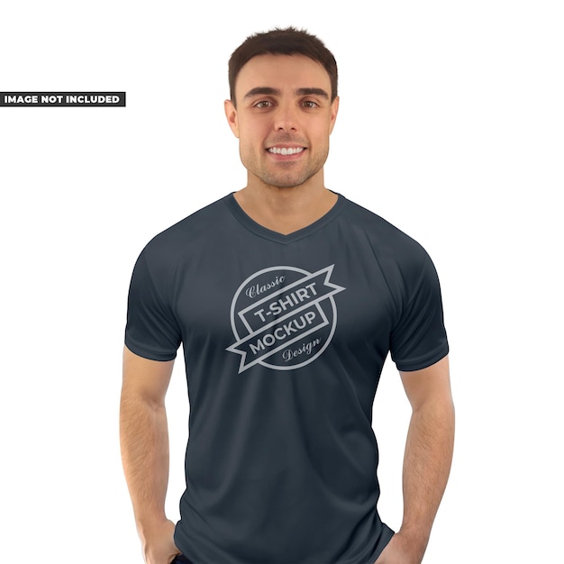 VNeck TShirt Mockup