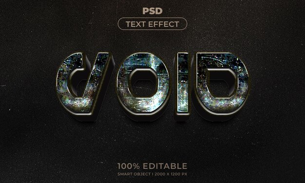 Void Text effect