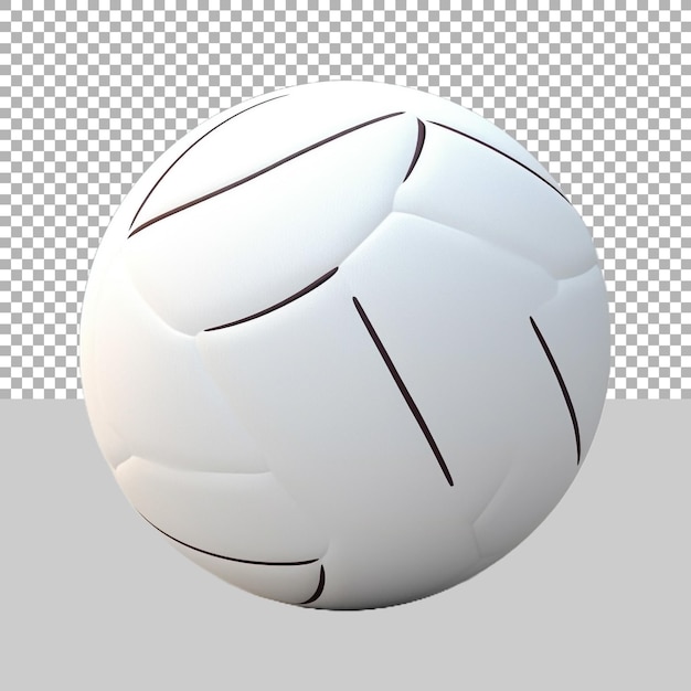 Volley Ball on Transparent Background Ai Generated