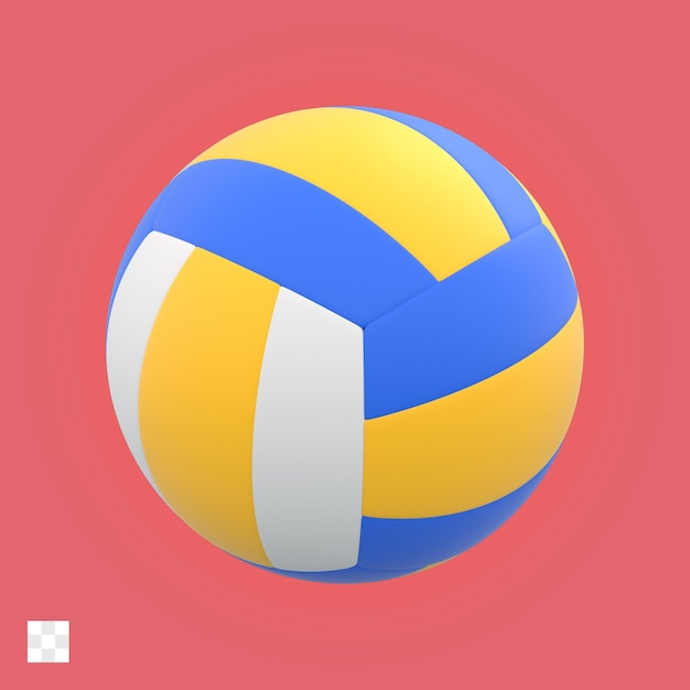 Volleyball ball 3d icon