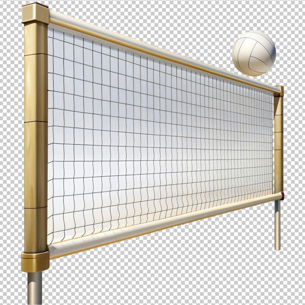 volleyball net on transparent background