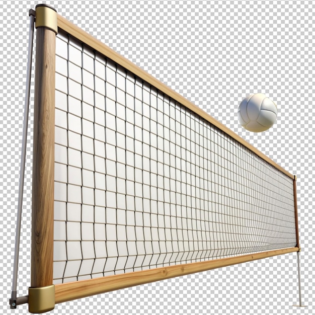 volleyball net on transparent background