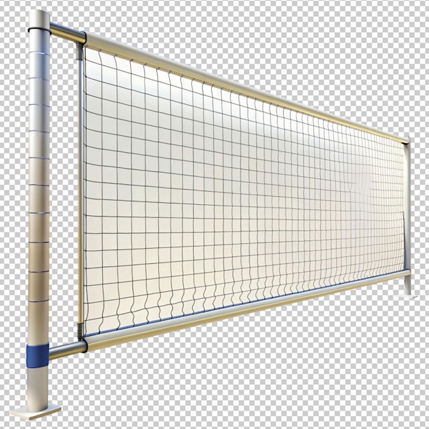 PSD volleyball net on transparent background