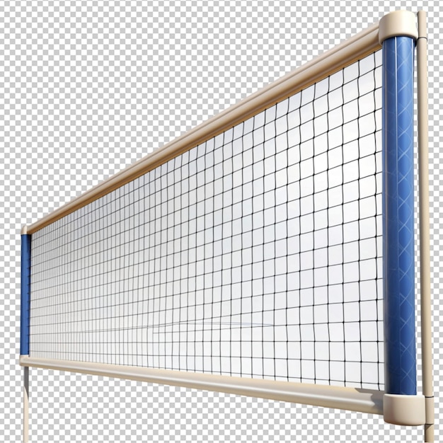 PSD volleyball net on transparent background