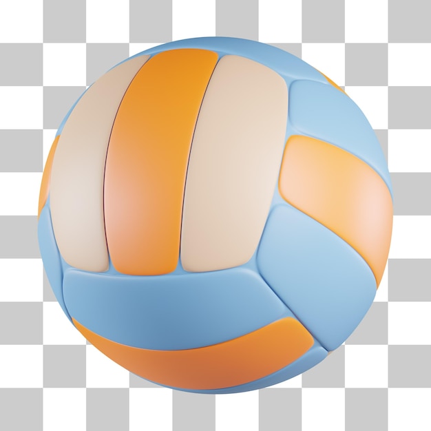 Volleyball Sport Equipment 3D Icon