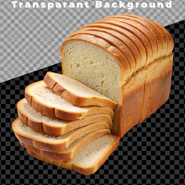 Vollkornbrot Brown Bread isolated on transparent background