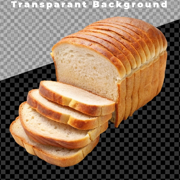 Vollkornbrot Brown Bread isolated on transparent background