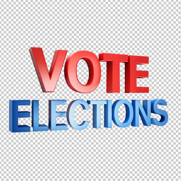 vote elections transparent background