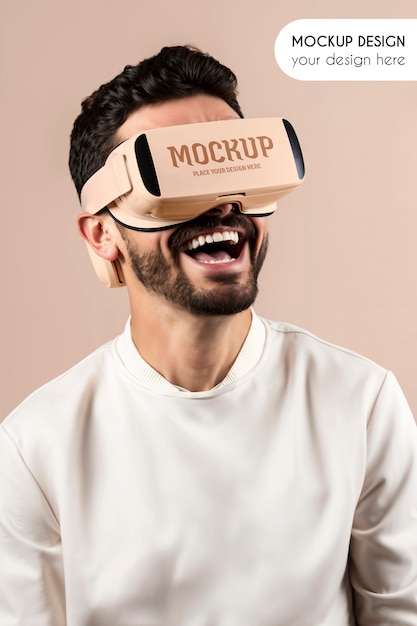 Vr glasses mockup design