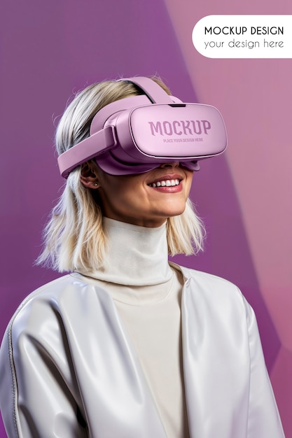 Vr glasses mockup design