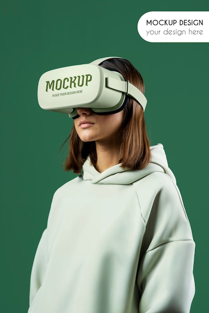 Vr glasses mockup design