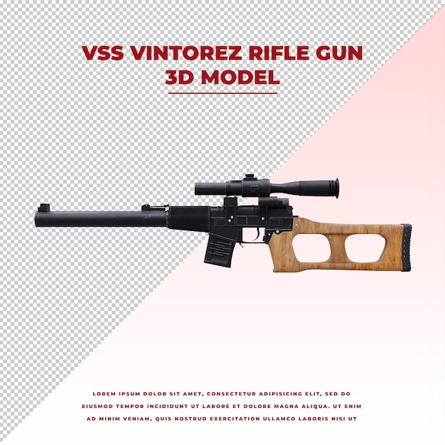 VSS Vintorez rifle gun