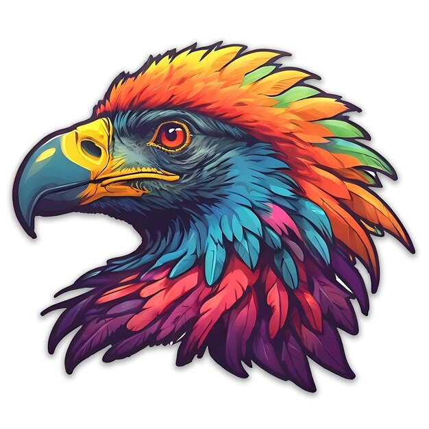 Vulture design psd