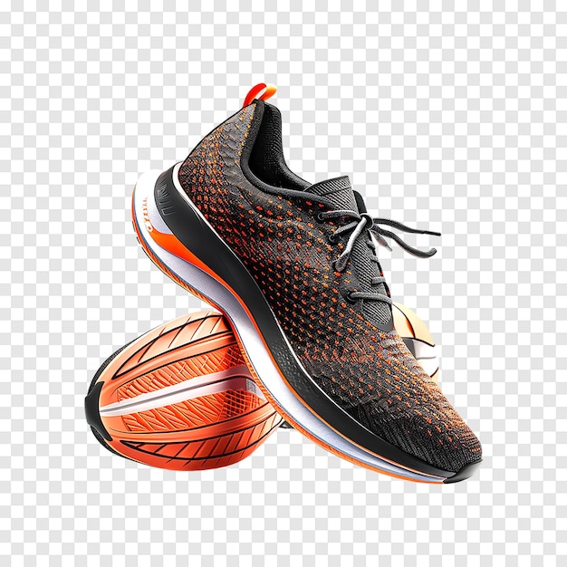 PSD walk modern unisex footwear fashionable stylish sports casual shoes on a transparent background