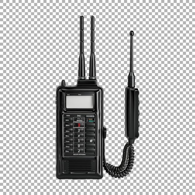 Walkie Talkie on Transparent Background Ai Generated