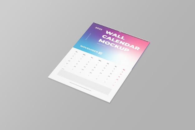 Wall Calendar Mockup