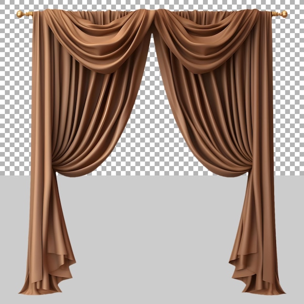 Wall Curtains on Transparent background Ai Generated