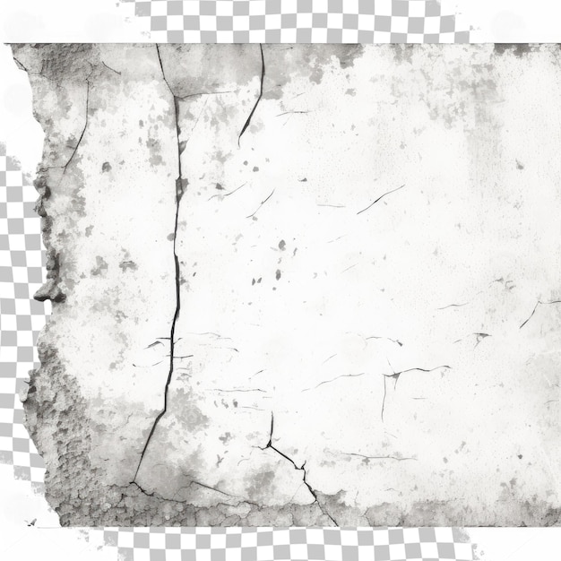 PSD wall fragment with scratches and cracks overlay grunge illustration over any design abstract grain