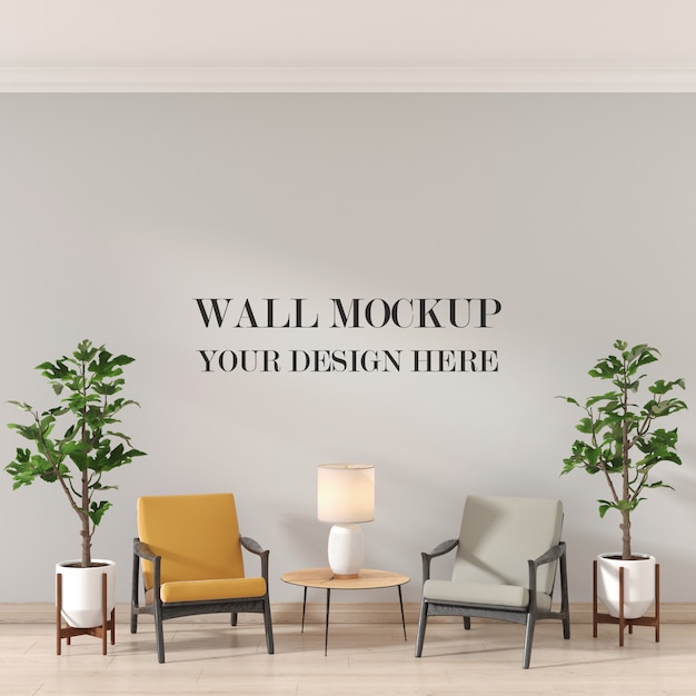 Wall mockup